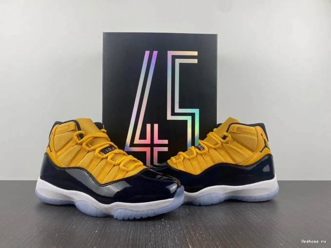 11 and yellow Air black Jordan 0216